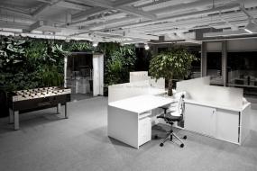 開放式辦公室設(shè)計室內(nèi)裝修實景圖片