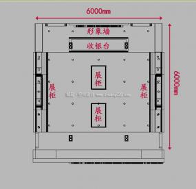 展廳平面裝修效果圖