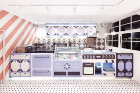 最新冰淇淋店裝飾實(shí)景圖