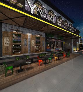 主題餐廳裝飾效果圖片