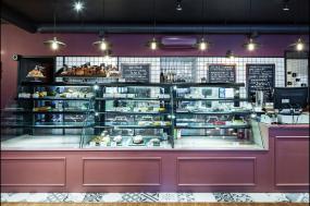 最新面包店設(shè)計裝飾效果圖片
