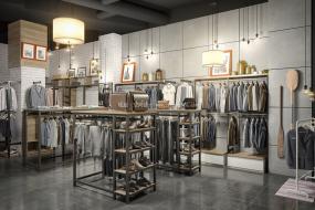 男裝專賣(mài)店裝飾裝修效果圖