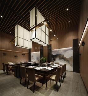 高檔日式餐廳裝修圖片