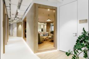 辦公室仿木地板瓷磚裝修效果圖大全
