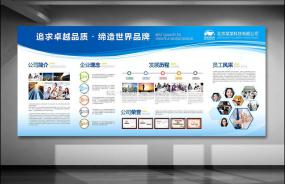 公司企業(yè)文化墻模板