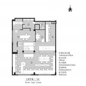 最新辦公室裝修平面效果圖