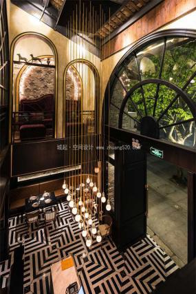 高檔茶港茶餐廳裝修圖片