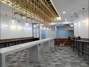 高檔上海面館裝修圖片
