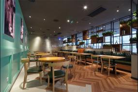 高端牛排餐廳裝修效果圖