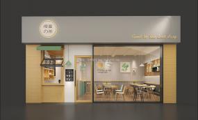 高端30平奶茶店裝修效果圖