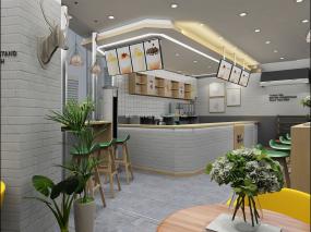 創(chuàng)意奶茶店設(shè)計裝修圖片