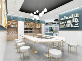 上海蛋糕店裝飾設計效果圖