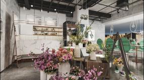 最新鮮花店效果圖