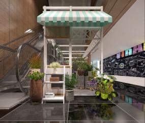 最新鮮花店設(shè)計(jì)裝飾效果圖片