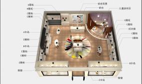 最新品牌童裝店設計裝修圖片