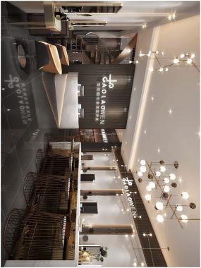 時(shí)尚美發(fā)店裝飾效果圖片
