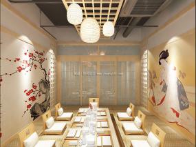 日本壽司料理店設(shè)計(jì)裝飾效果圖片