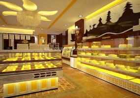 最新豪華蛋糕店設計裝修圖片