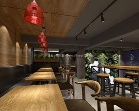 高端中式快餐廳裝修圖片