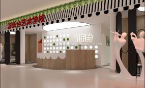 高檔幼兒舞蹈培訓(xùn)學(xué)校裝修圖片