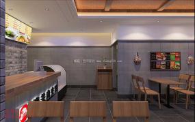 小吃店裝修效果圖