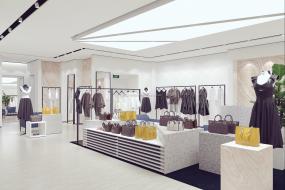 外貿(mào)服裝店裝飾設(shè)計(jì)效果圖片