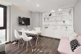 連鎖美發(fā)店裝修實(shí)景圖片