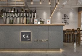 奶茶店裝修實(shí)景圖片