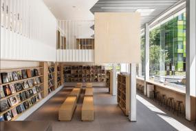 高檔圖書館裝修效果圖