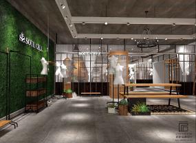 最新女裝店裝飾實景圖