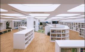 圖書館裝修設(shè)計效果圖片