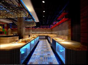 自助餐廳設(shè)計(jì)裝飾效果圖片