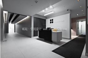 黑白風(fēng)格辦公室設(shè)計(jì)裝飾效果圖