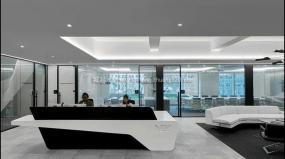 黑白風(fēng)格辦公室設(shè)計裝飾效果圖片