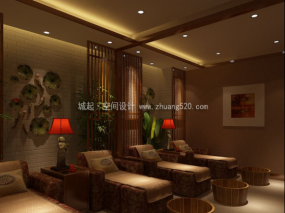 足浴店裝潢設(shè)計(jì)效果圖片