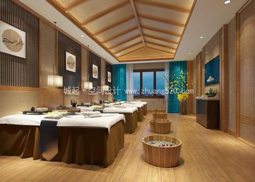 足浴店裝修設(shè)計(jì)裝飾效果圖片
