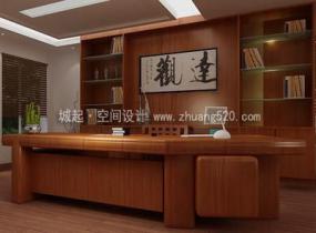 中式傳統(tǒng)風(fēng)格辦公室裝潢效果圖