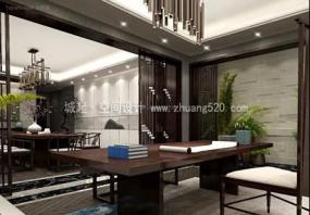 中式傳統(tǒng)風格辦公室設計效果圖片