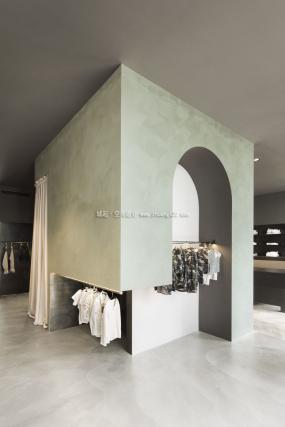 簡約風(fēng)格服裝店設(shè)計裝飾圖