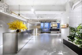 簡約風(fēng)格美發(fā)店裝飾設(shè)計效果圖片
