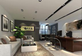 中式傳統(tǒng)辦公室裝修實(shí)景圖片