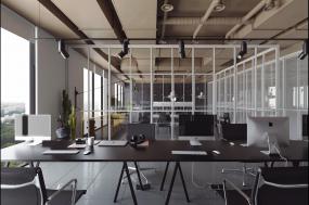 loft風格移動辦公區(qū)裝修效果圖欣賞