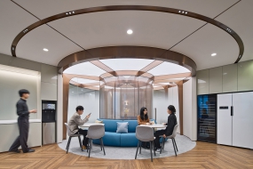 電商辦公區(qū)裝修效果圖