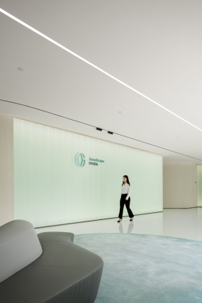 小型展示廳辦公室裝修效果圖