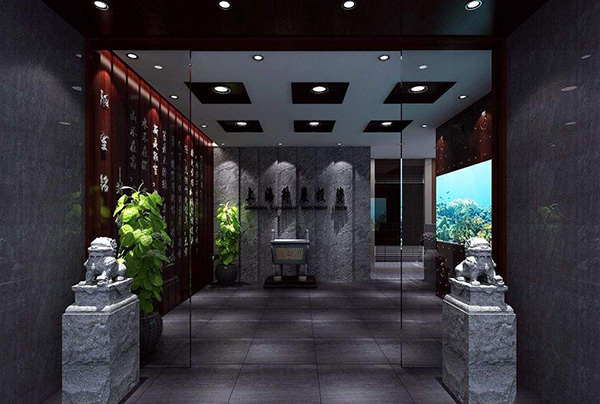 中式風(fēng)格<a href=http://m.tt45tt.cn/pictrue/bgs target=_blank class=infotextkey>辦公室裝修效果圖</a>片